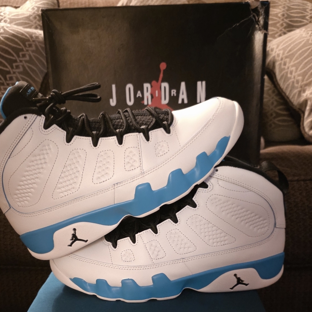 Air Jordan 9  Powder Blue In A Mens Size 11